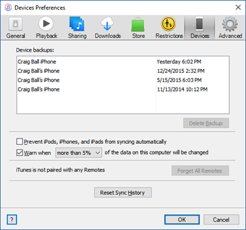 iPhone 2 latest backup